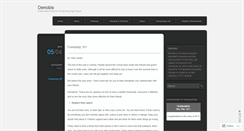 Desktop Screenshot of denobis.wordpress.com