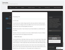 Tablet Screenshot of denobis.wordpress.com