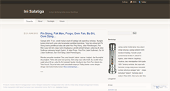 Desktop Screenshot of inisalatiga.wordpress.com