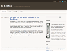 Tablet Screenshot of inisalatiga.wordpress.com