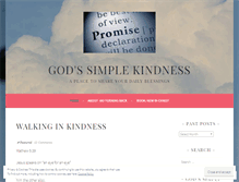 Tablet Screenshot of godssimplekindness.wordpress.com