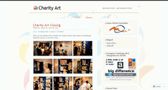 Desktop Screenshot of charityart.wordpress.com