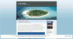 Desktop Screenshot of lemiemaldive.wordpress.com