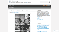Desktop Screenshot of dailyphotoprompt.wordpress.com