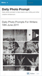 Mobile Screenshot of dailyphotoprompt.wordpress.com
