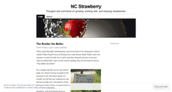 Desktop Screenshot of ncstrawberry.wordpress.com