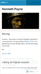 Mobile Screenshot of kennethpayne.wordpress.com