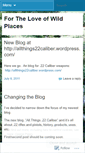 Mobile Screenshot of fortheloveofwildplaces.wordpress.com