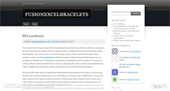 Desktop Screenshot of fusionexcelbracelets.wordpress.com