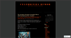 Desktop Screenshot of celebritiesrumor.wordpress.com