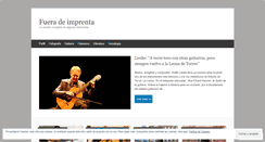 Desktop Screenshot of fueradeimprenta.wordpress.com