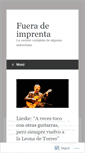 Mobile Screenshot of fueradeimprenta.wordpress.com