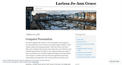 Desktop Screenshot of larissagrace.wordpress.com