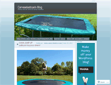 Tablet Screenshot of camaselasticas.wordpress.com