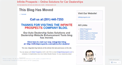 Desktop Screenshot of infiniteprospects.wordpress.com