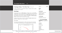 Desktop Screenshot of haskellwebnews.wordpress.com