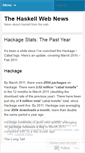 Mobile Screenshot of haskellwebnews.wordpress.com