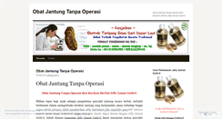 Desktop Screenshot of obatjantungtanpaoperasi.wordpress.com
