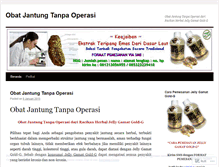 Tablet Screenshot of obatjantungtanpaoperasi.wordpress.com