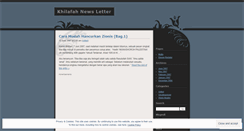 Desktop Screenshot of khilafahnubuwwah.wordpress.com