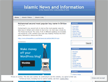 Tablet Screenshot of islam123.wordpress.com