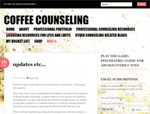 Tablet Screenshot of coffeecounsel.wordpress.com