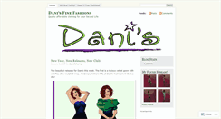 Desktop Screenshot of danisfinefashions.wordpress.com