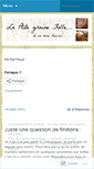 Mobile Screenshot of laptitegrainefolle.wordpress.com