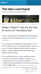 Mobile Screenshot of idea2market.wordpress.com