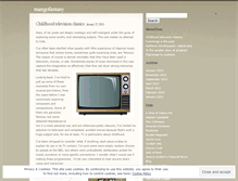 Tablet Screenshot of mangofantasy.wordpress.com