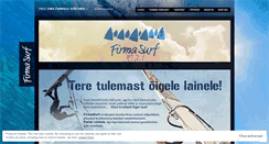 Desktop Screenshot of firmasurf.wordpress.com