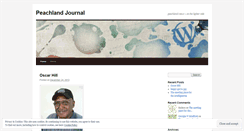 Desktop Screenshot of peachlandjournal.wordpress.com