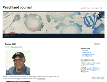 Tablet Screenshot of peachlandjournal.wordpress.com