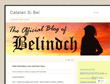 Tablet Screenshot of belindch.wordpress.com