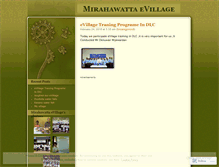 Tablet Screenshot of mirahawatta.wordpress.com