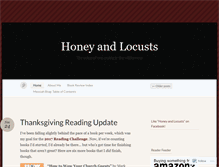 Tablet Screenshot of honeyandlocusts.wordpress.com