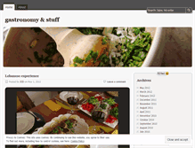 Tablet Screenshot of gastropt.wordpress.com