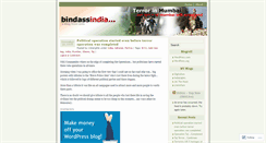 Desktop Screenshot of bindassindia.wordpress.com