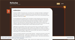 Desktop Screenshot of kelouisa.wordpress.com