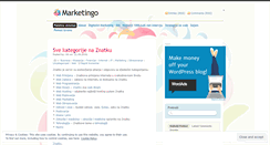 Desktop Screenshot of marketingo.wordpress.com