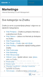 Mobile Screenshot of marketingo.wordpress.com