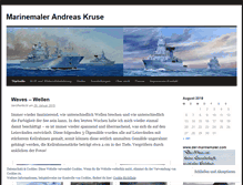 Tablet Screenshot of marinemaler.wordpress.com