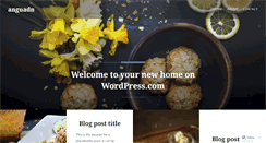 Desktop Screenshot of anguadn.wordpress.com