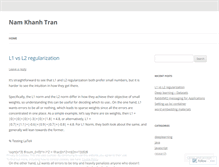 Tablet Screenshot of namkhanhtran.wordpress.com