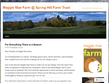 Tablet Screenshot of maggiemaefarm.wordpress.com