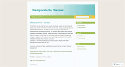 Desktop Screenshot of chempuretech.wordpress.com