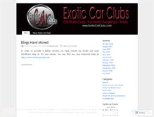 Tablet Screenshot of exoticcars.wordpress.com