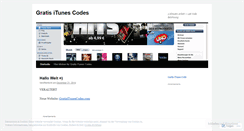 Desktop Screenshot of gratisitunescode.wordpress.com