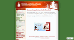 Desktop Screenshot of customchristmascards.wordpress.com