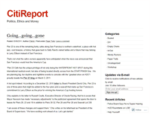 Tablet Screenshot of citireport.wordpress.com